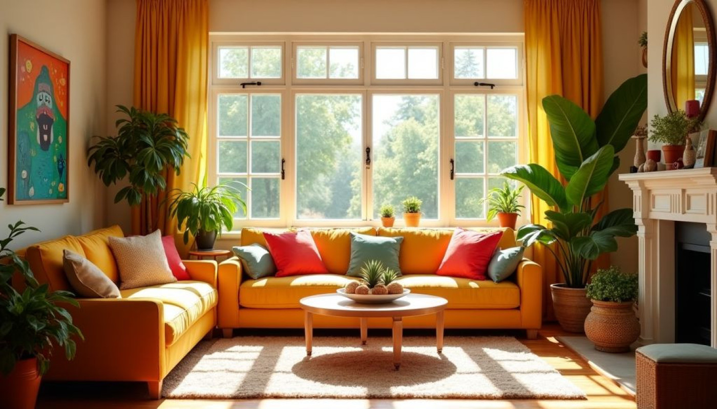 Ein farbenfrohes Zuhause für ein sprudelndes Alltagsleben!